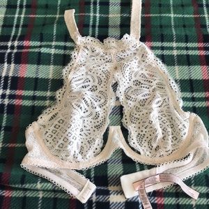 Victoria Secret Unlined cream bralette